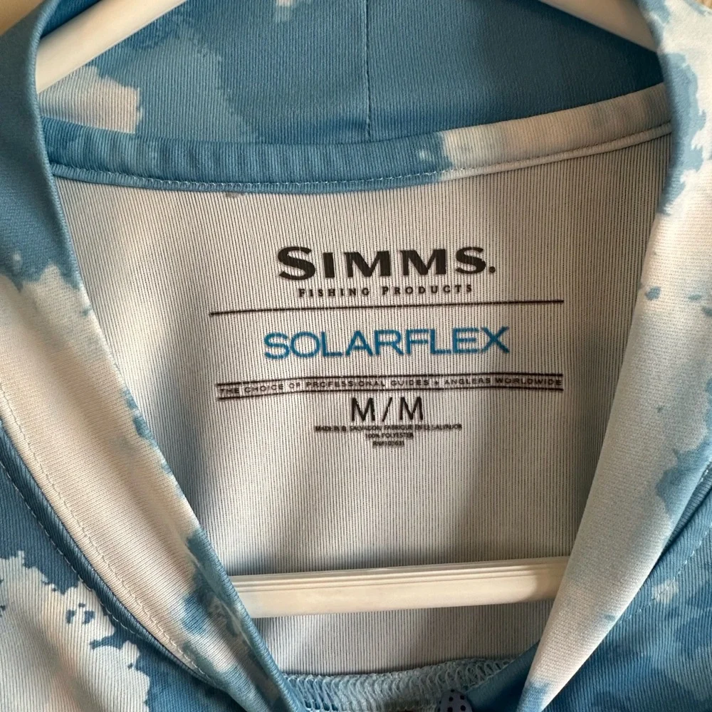 Simms Cloud Pattern Men's Rash Guard - Picture 5 of 5